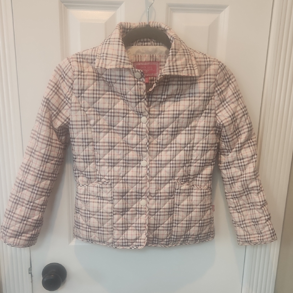 Plaid Kids Puffer Jacket